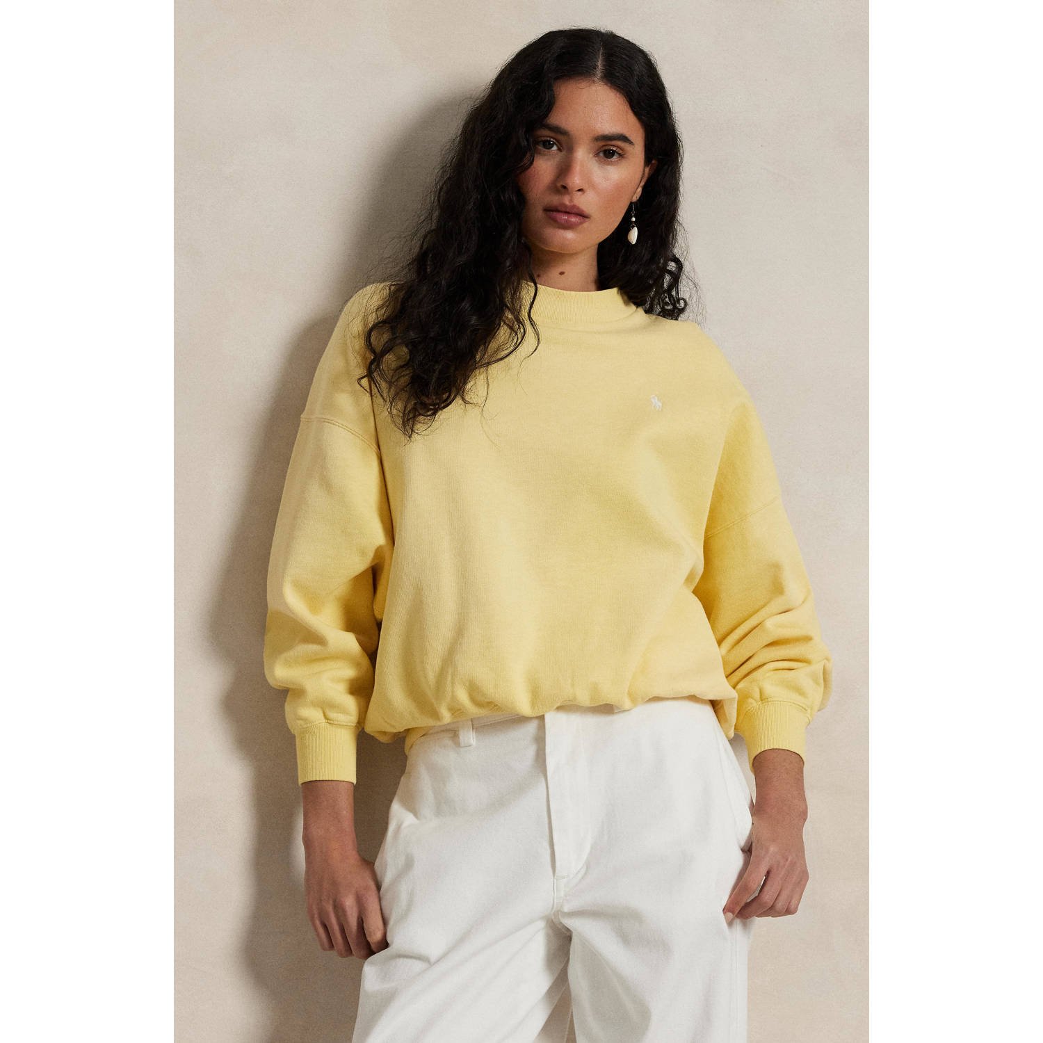 Polo Ralph Lauren Oversized sweatshirt met labelstitching
