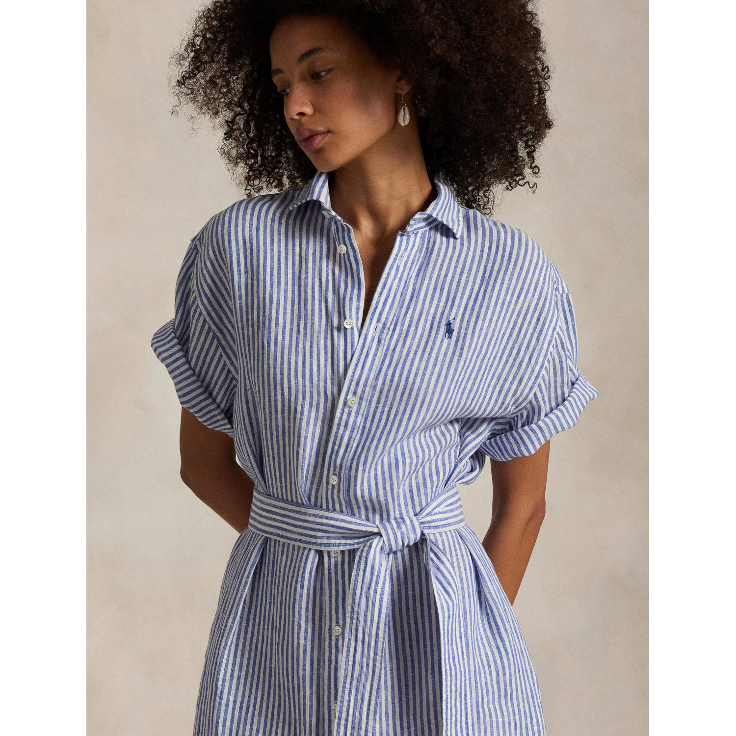 POLO Ralph Lauren blousejurk blauw