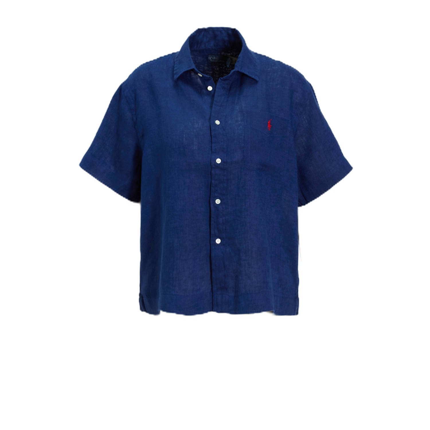 POLO Ralph Lauren linnen blouse blauw
