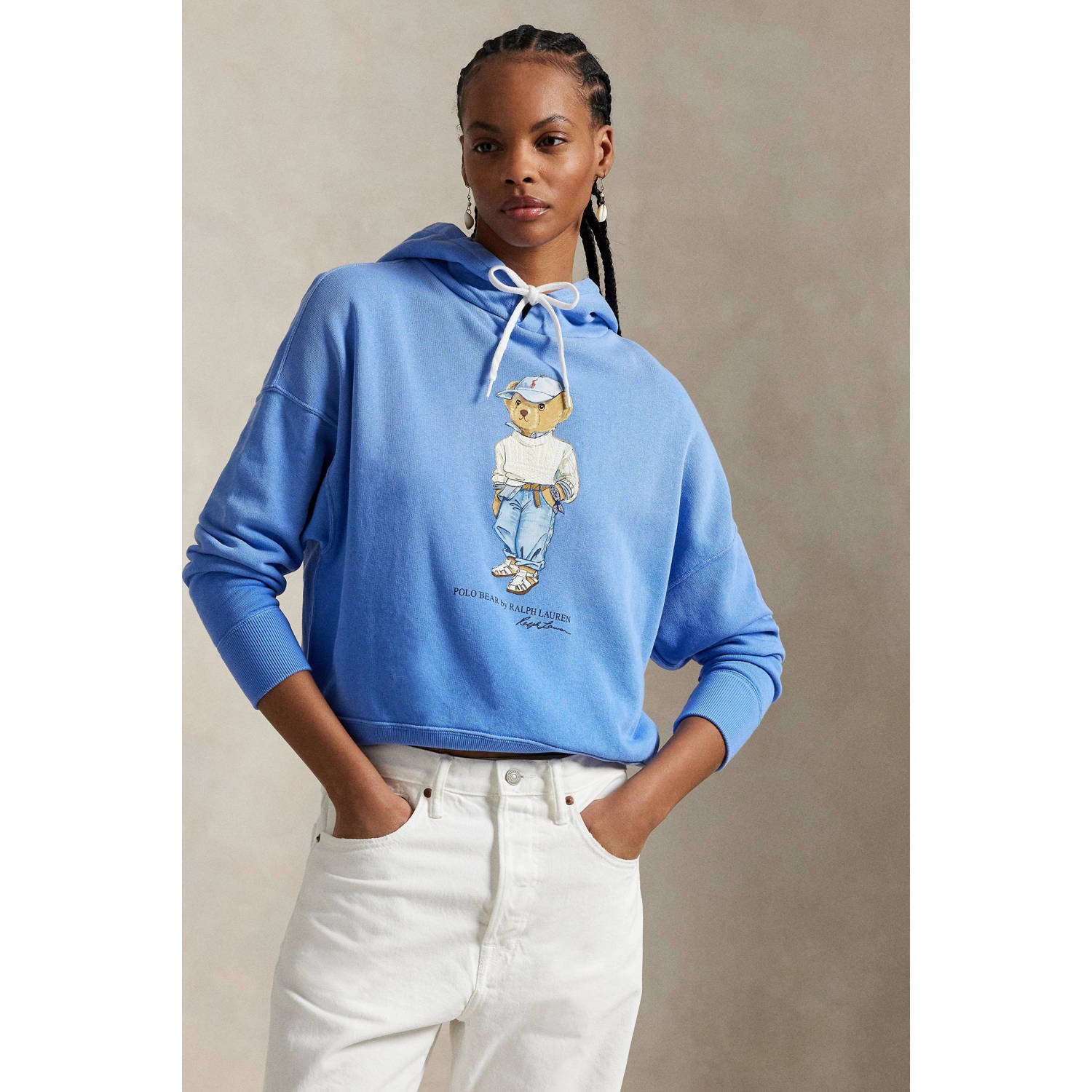 Polo Ralph Lauren Relaxed fit hoodie met extra brede schouders