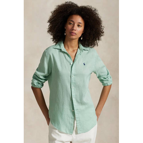 POLO Ralph Lauren blouse lichtgroen afbeelding