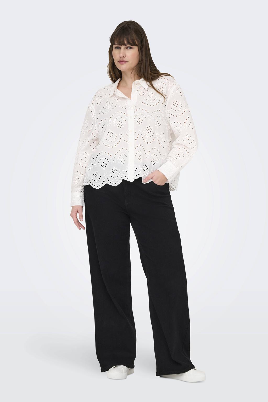 ONLY CARMAKOMA blouse wit broderie