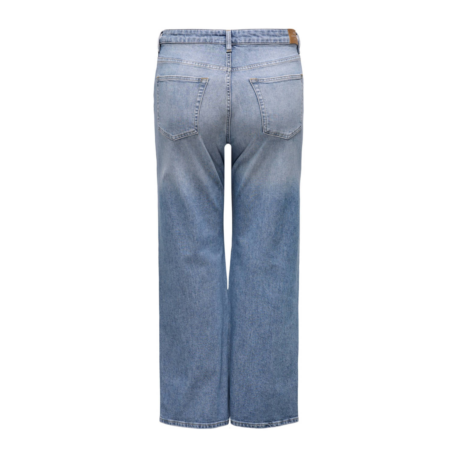ONLY CARMAKOMA high waist wide leg jeans light blue denim