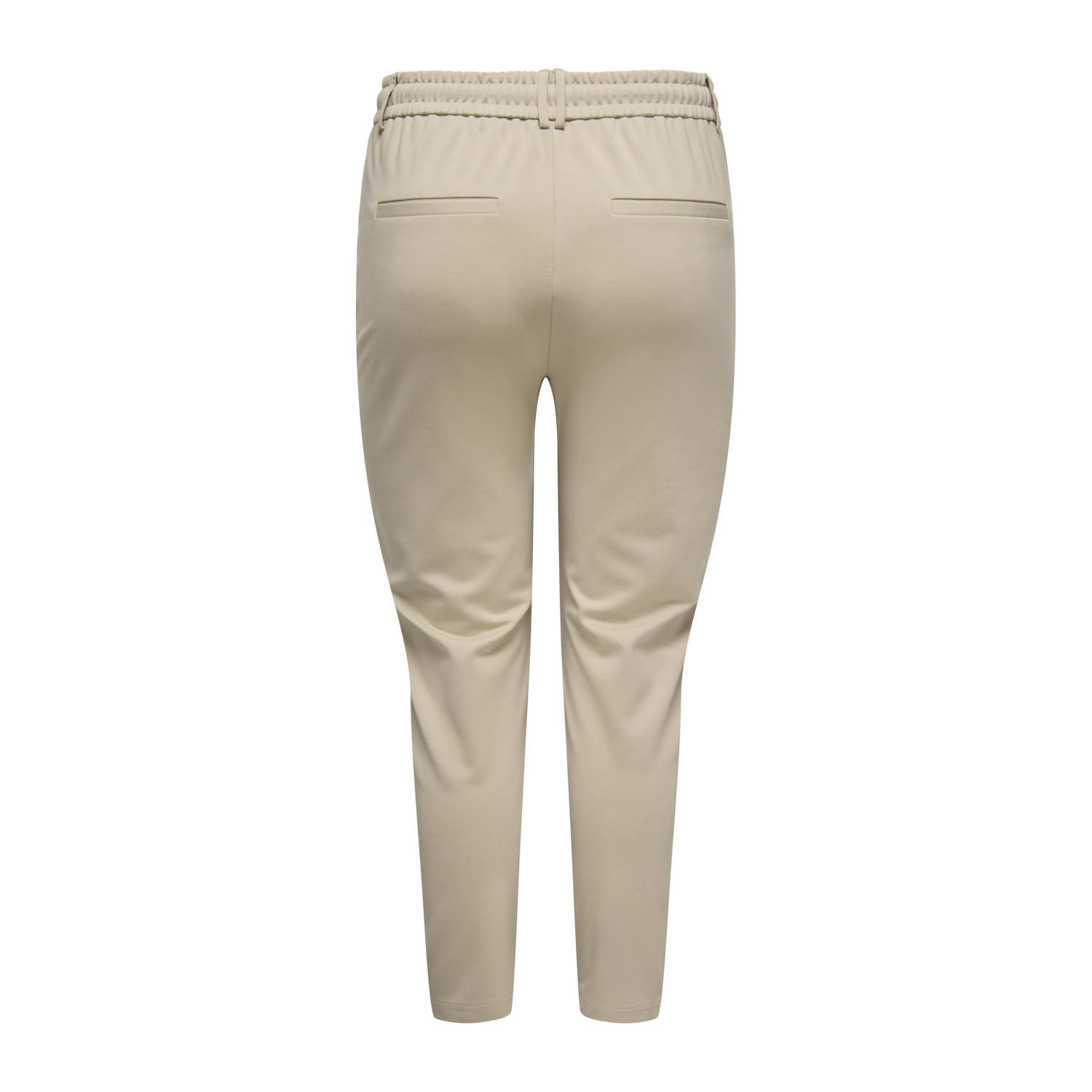 ONLY CARMAKOMA slim regular waist casual broek beige