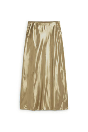 midi rok goud