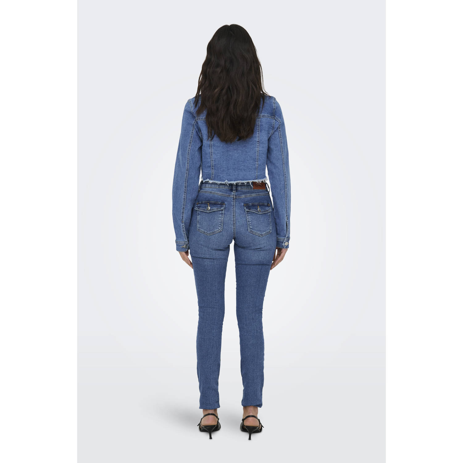 ONLY denim spijkerjas blauw