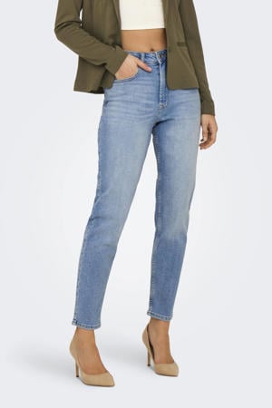 mom jeans light blue denim