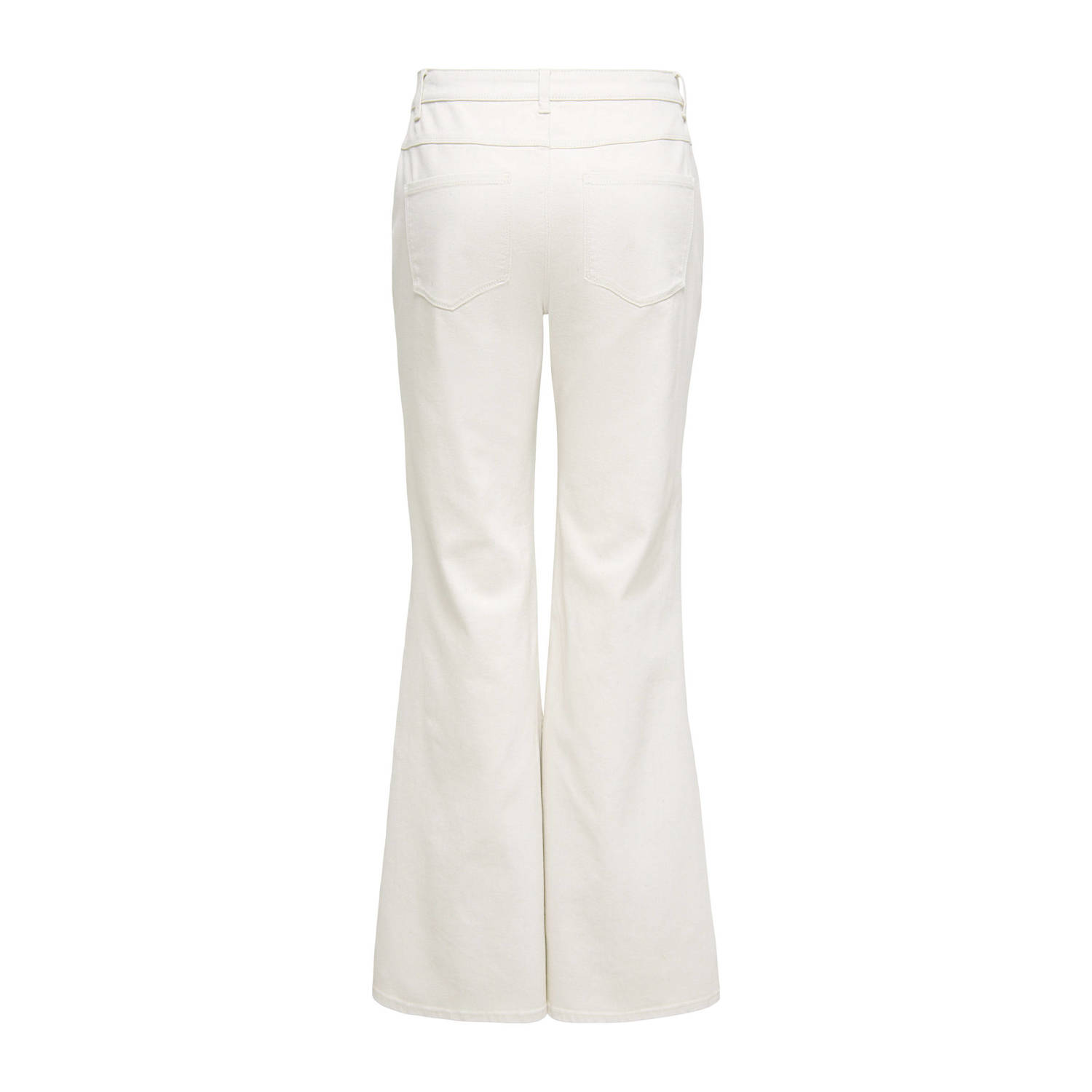 ONLY high waist flared jeans ecru