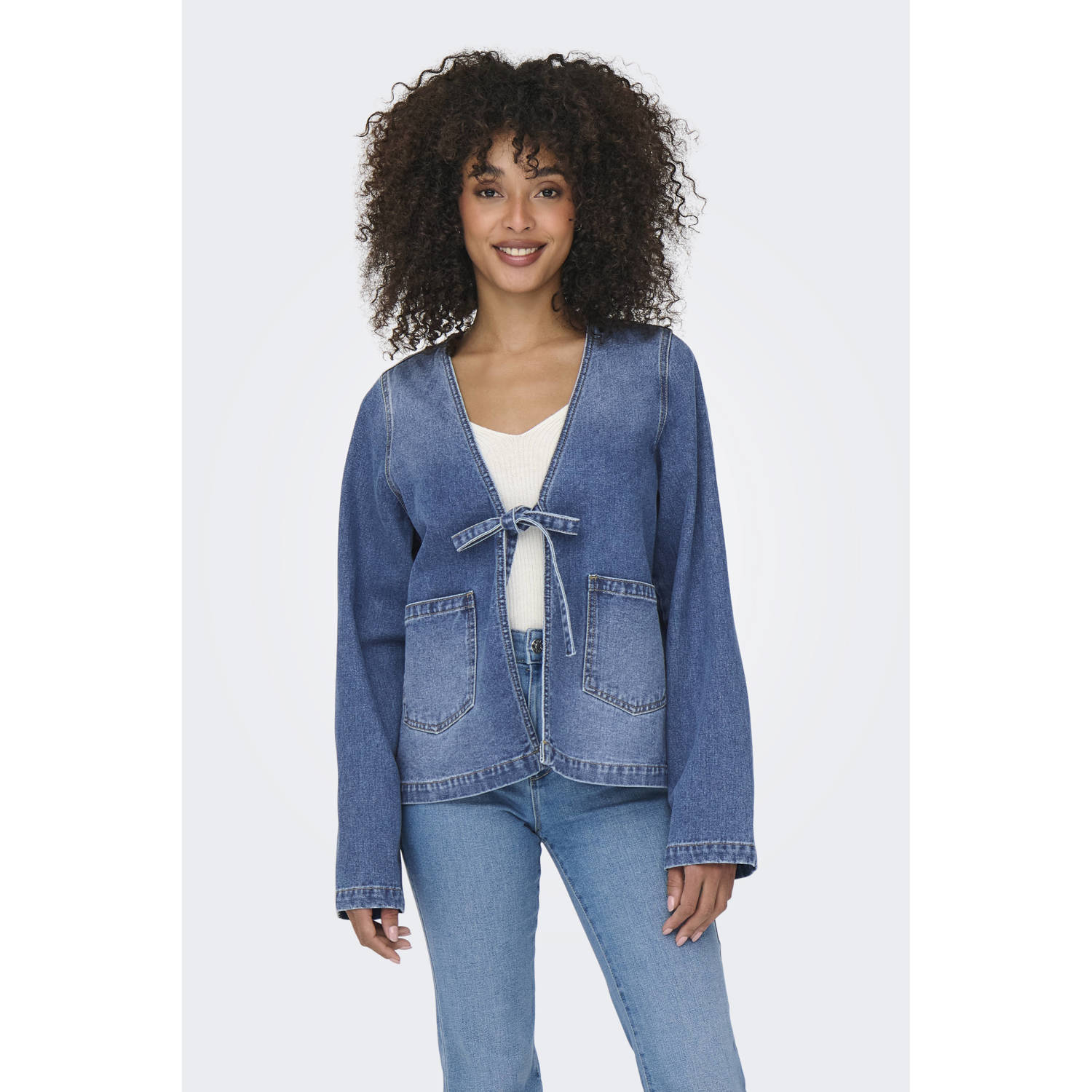 ONLY medium blue denim