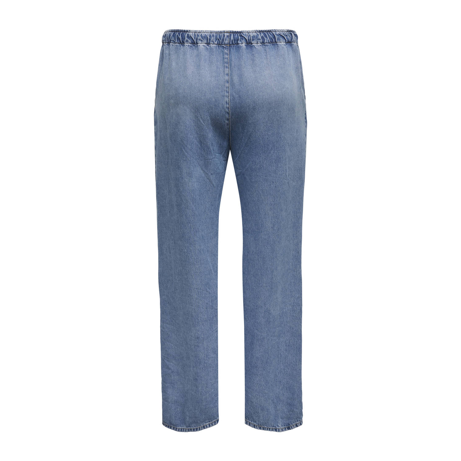 ONLY high waist wide leg jeans light blue denim
