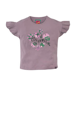 T-shirt Kera met printopdruk lila