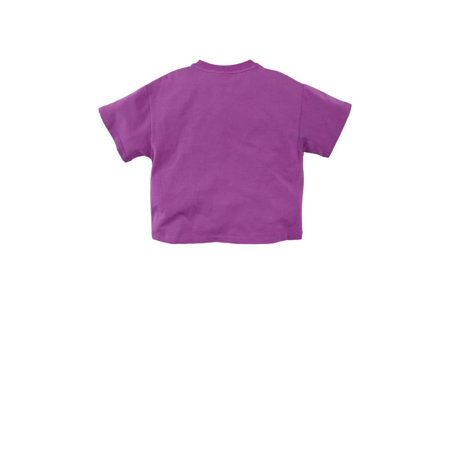 Z8 kids T-shirt Aniela met printopdruk paars geel