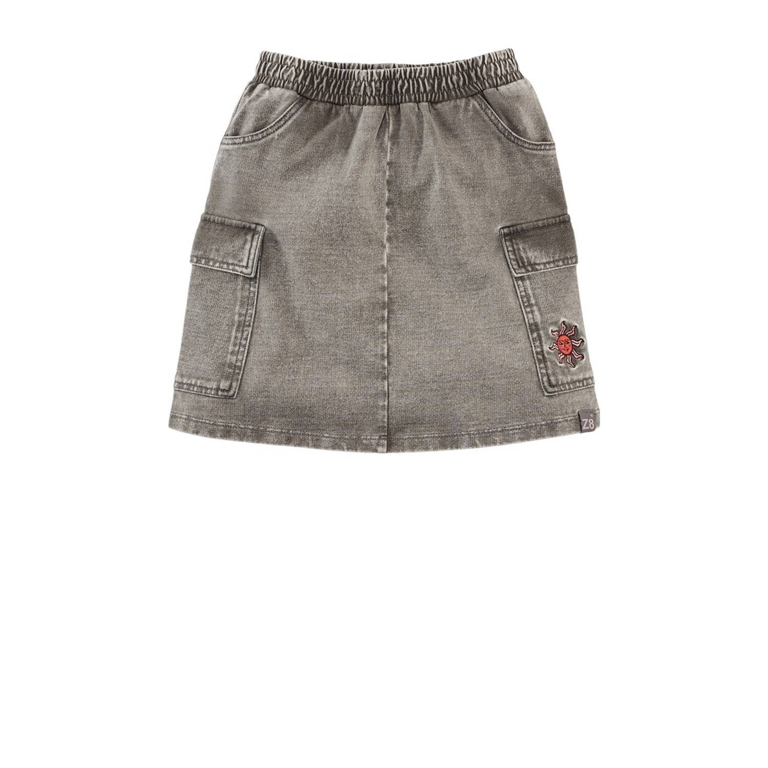 Z8 kids spijkerrok Monalisa grey denim