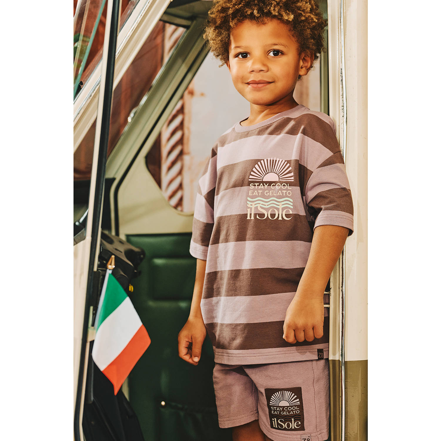 Z8 kids sweatshort Benz lila