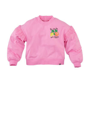 sweater Milena met ruches roze