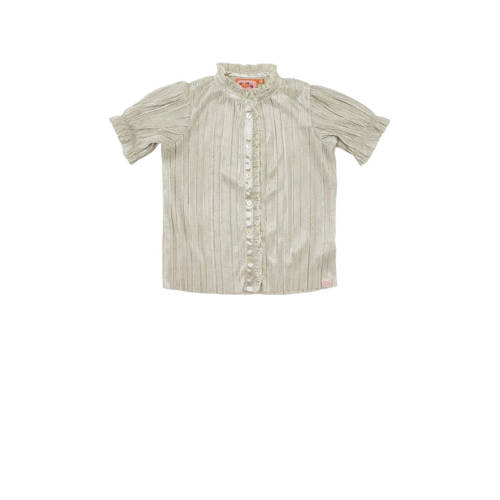 Z8 kids blouse met ruches zilver afbeelding