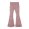 Z8 kids flared broek Alegra met bloemenprint roze/groen/beige