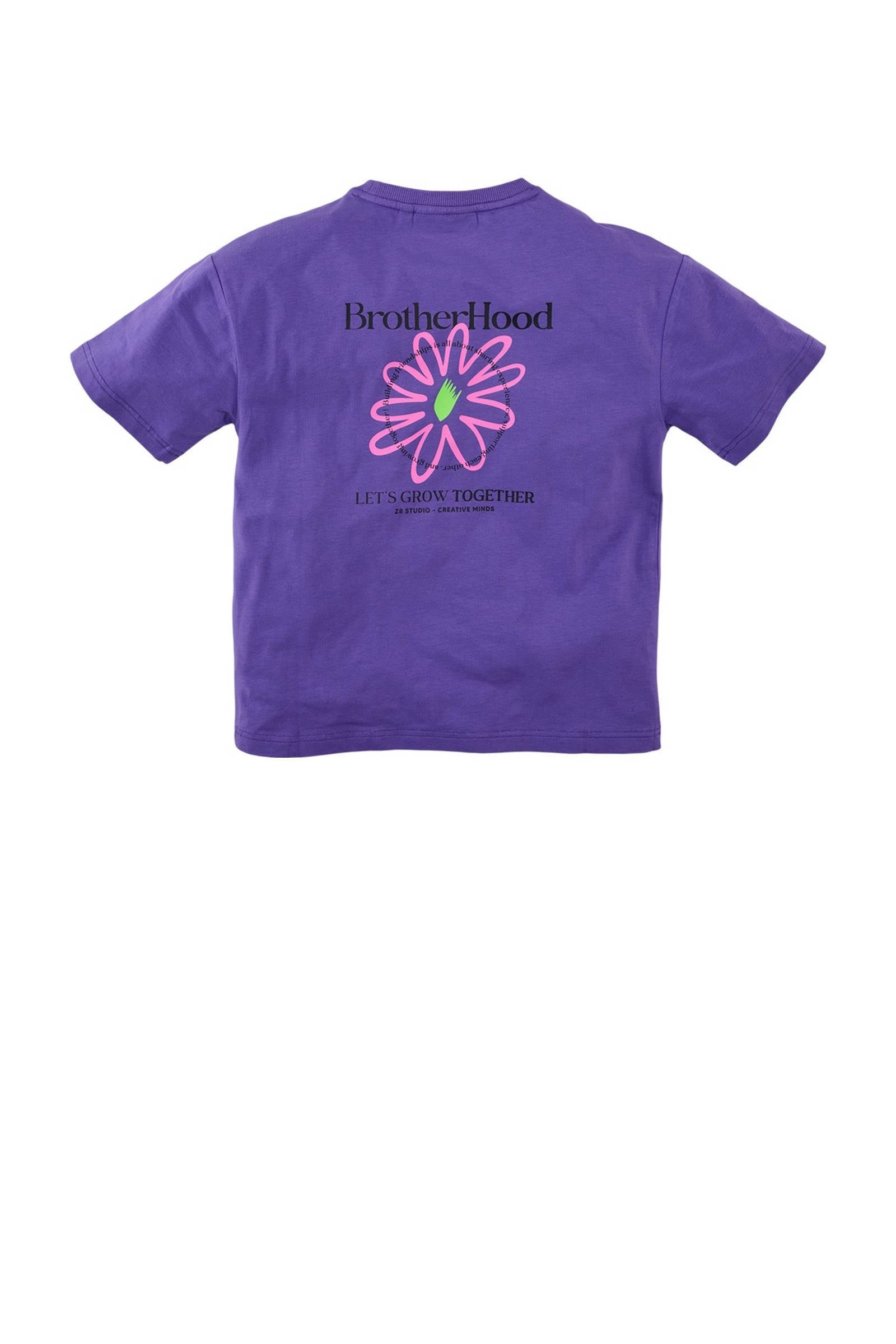 ども Z8 kids T-shirt Celestino met backprint paars | wehkamp