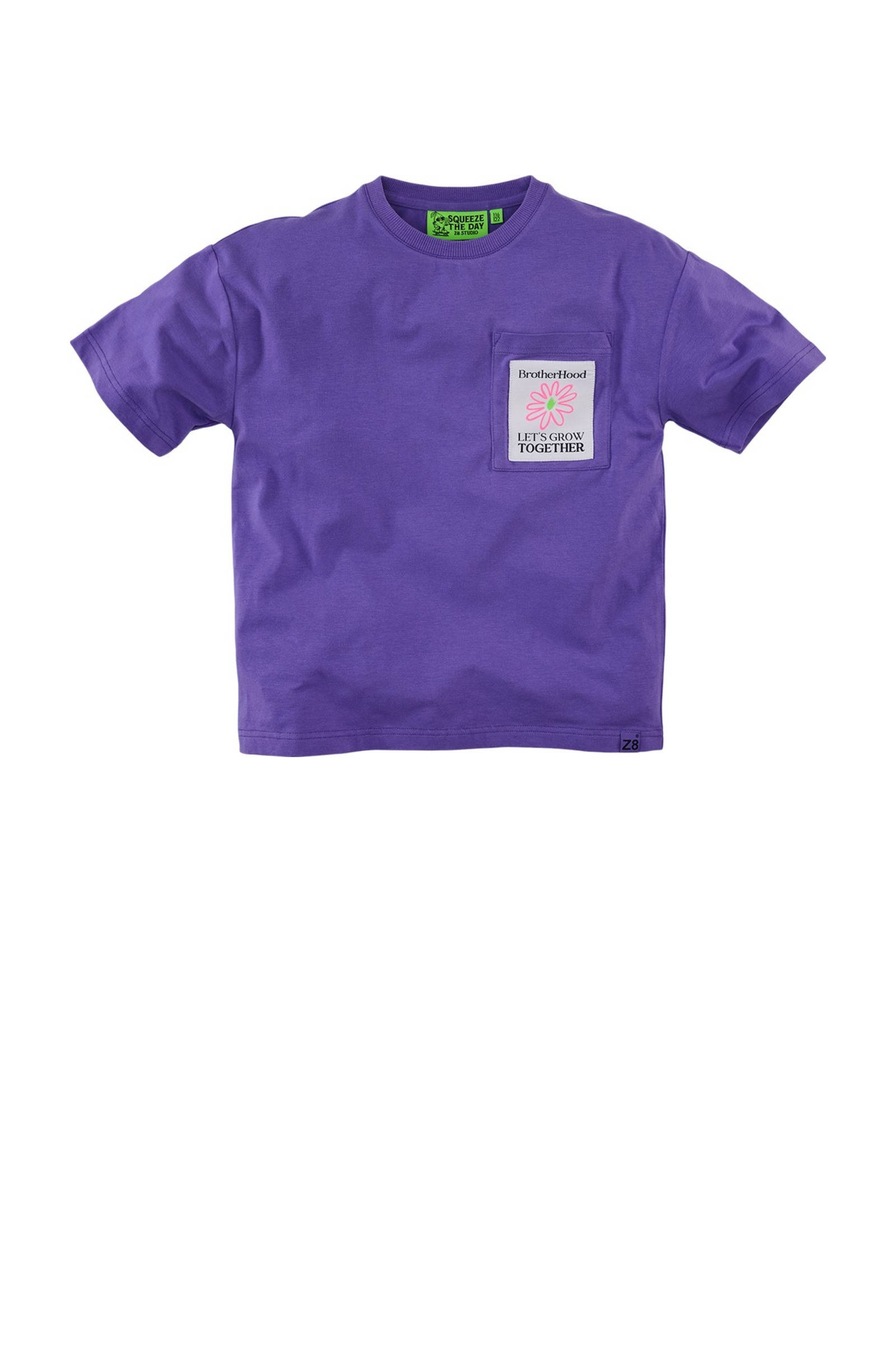 Z8 kids T-shirt Celestino met backprint paars | wehkamp