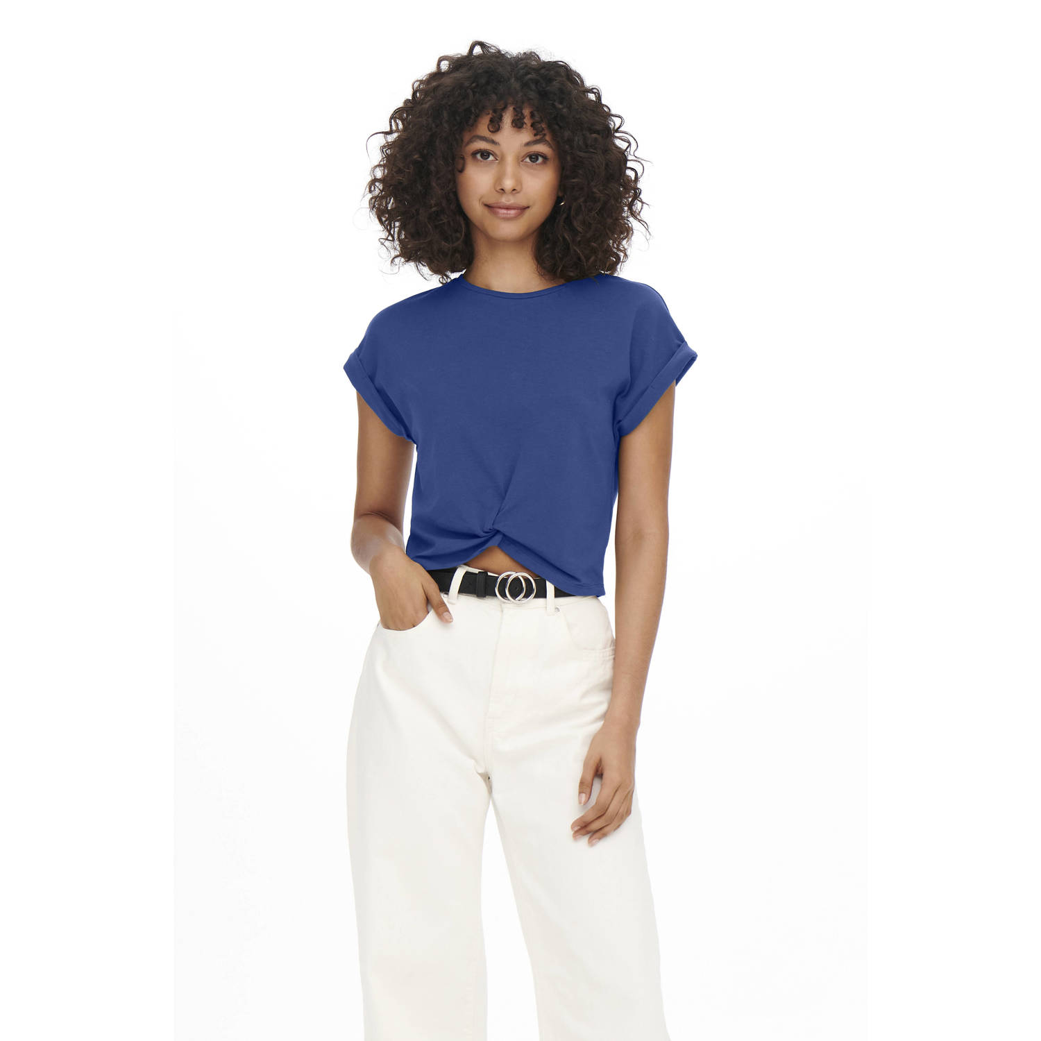 ONLY top blauw