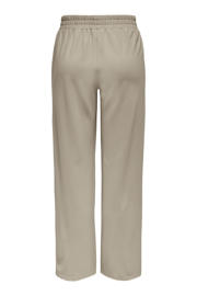 thumbnail: ONLY wide leg regular waist palazzo broek beige