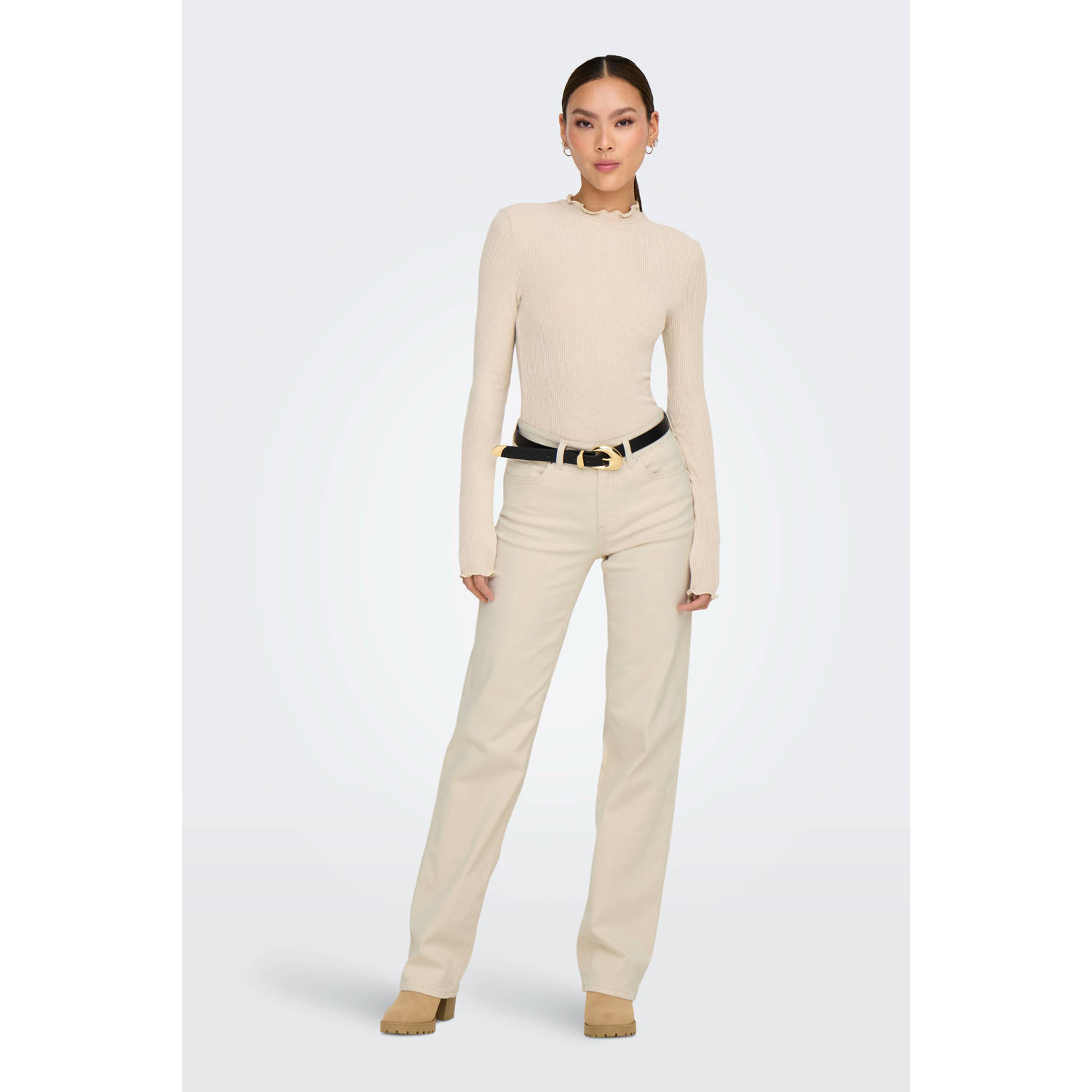 ONLY straight fit jeans ecru