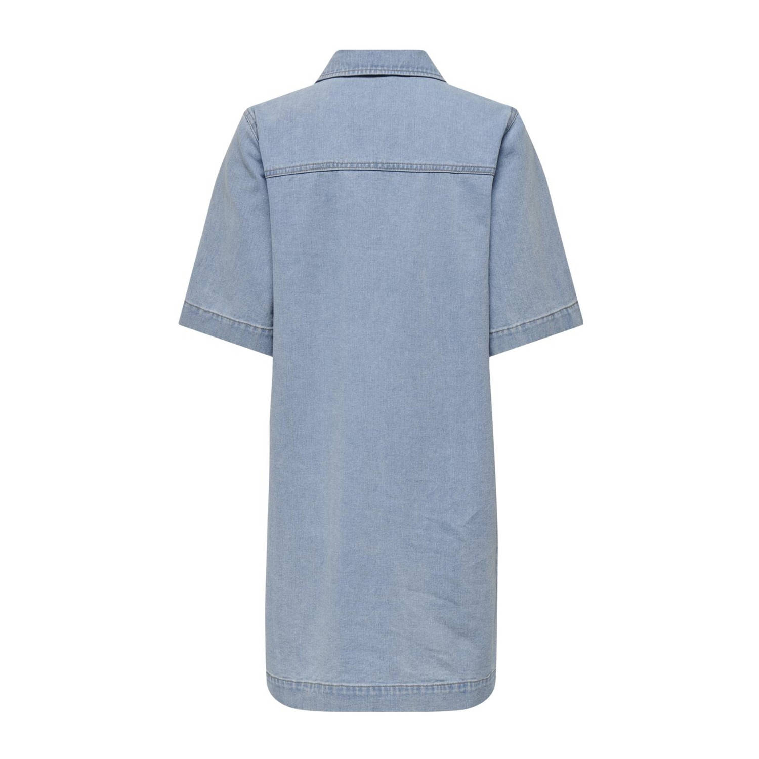 ONLY denim spijkerjurk lichtblauw