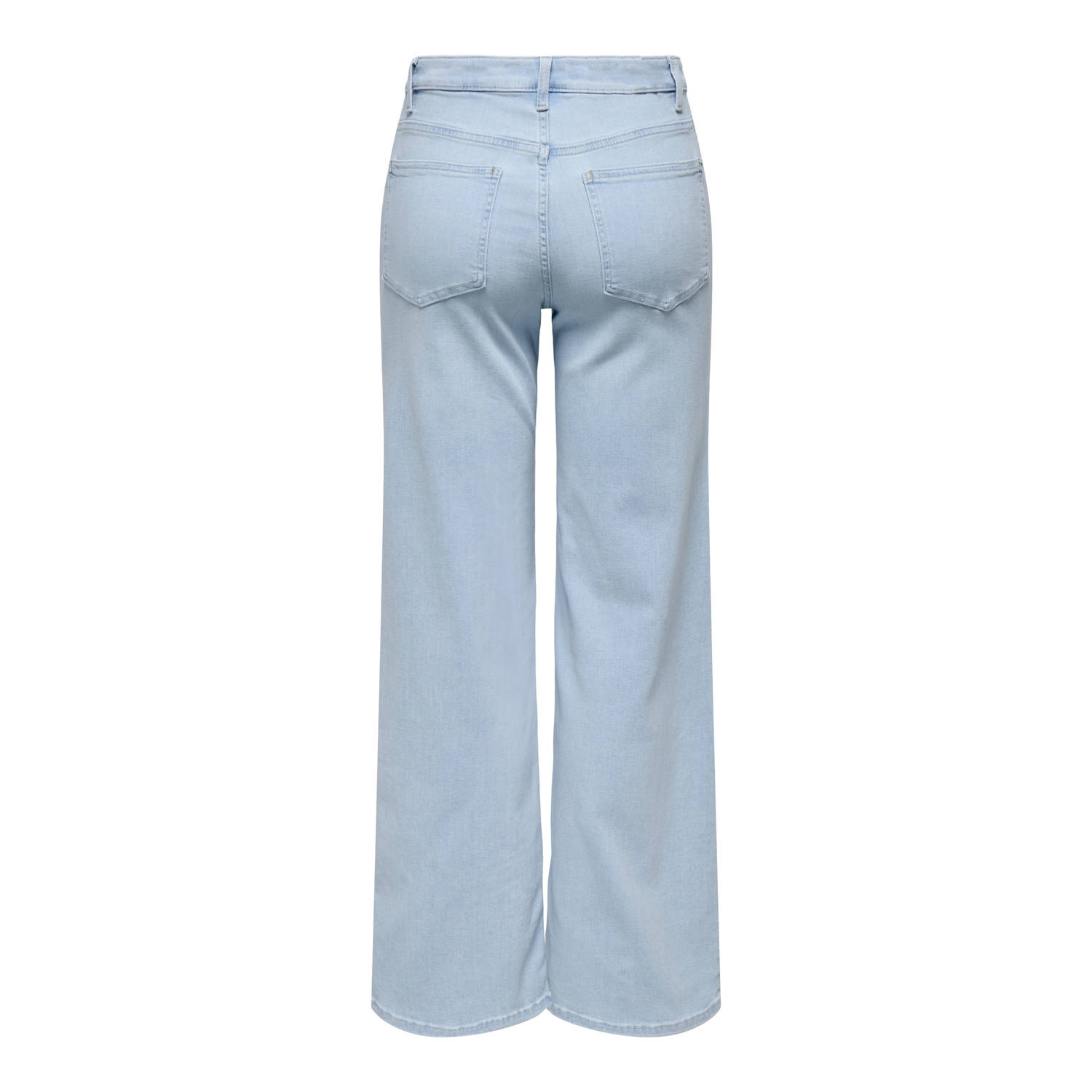 ONLY high waist wide leg jeans light blue denim