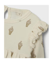 thumbnail: LIL' ATELIER BABY korte jurk ecru