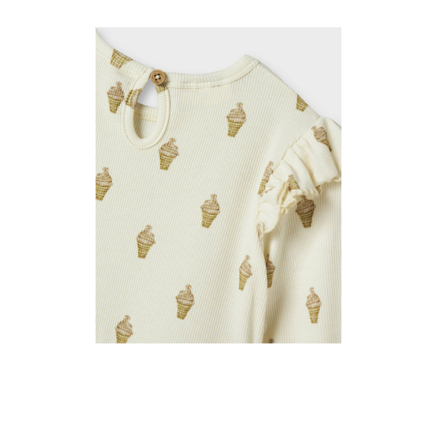 LIL' ATELIER MINI korte jurk ecru
