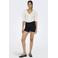 ONLY skinny regular waist denim short black denim