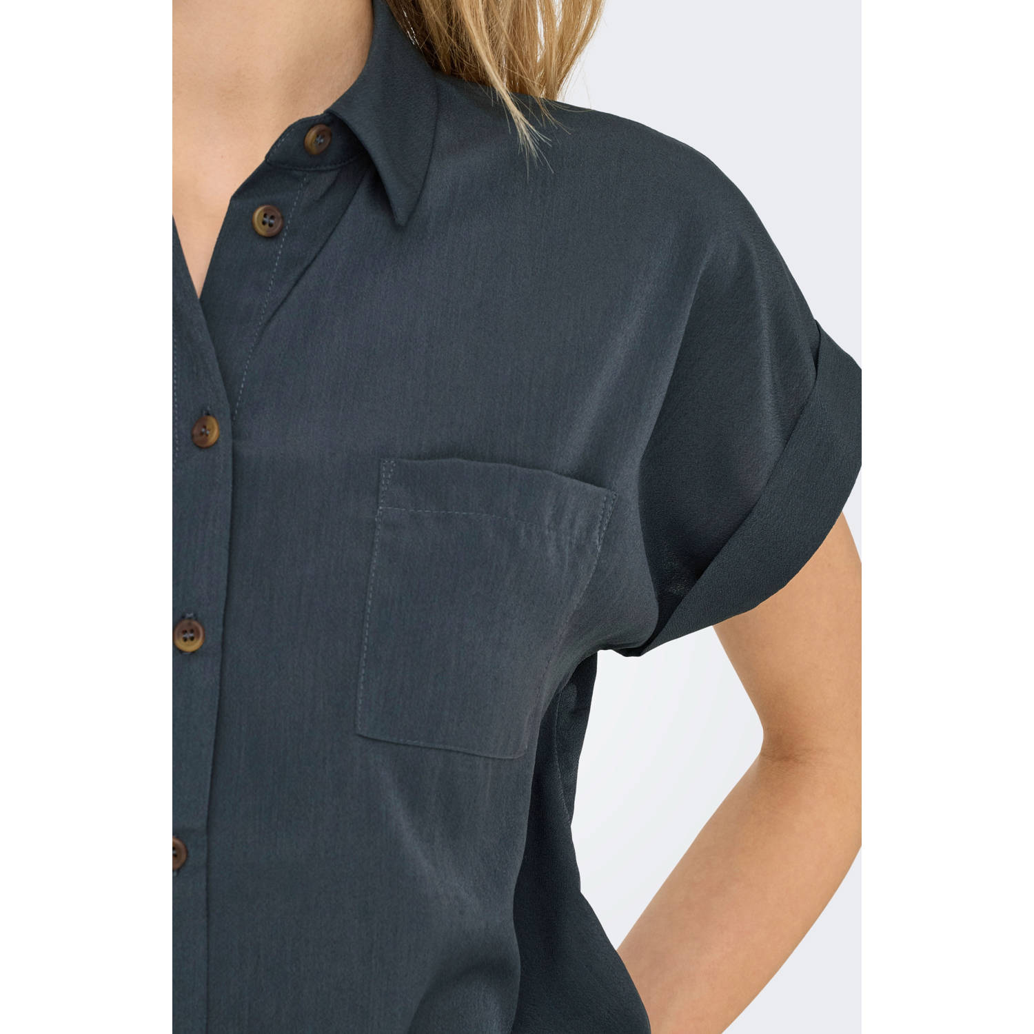 ONLY blousetop donkerblauw