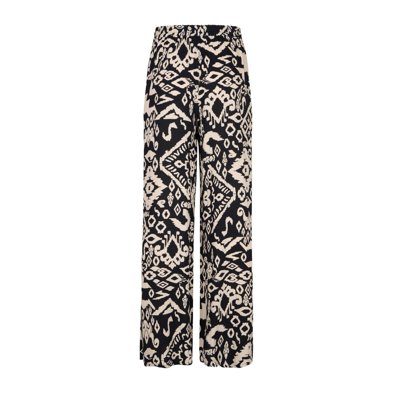 Miss Etam wide leg high waist broek zwart