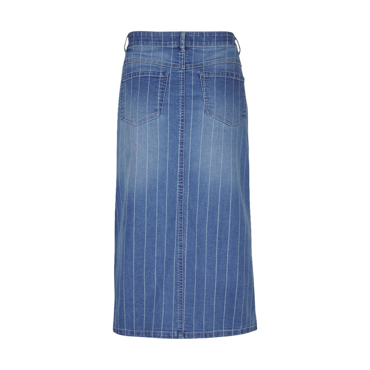 Miss Etam spijkerrok medium blue denim