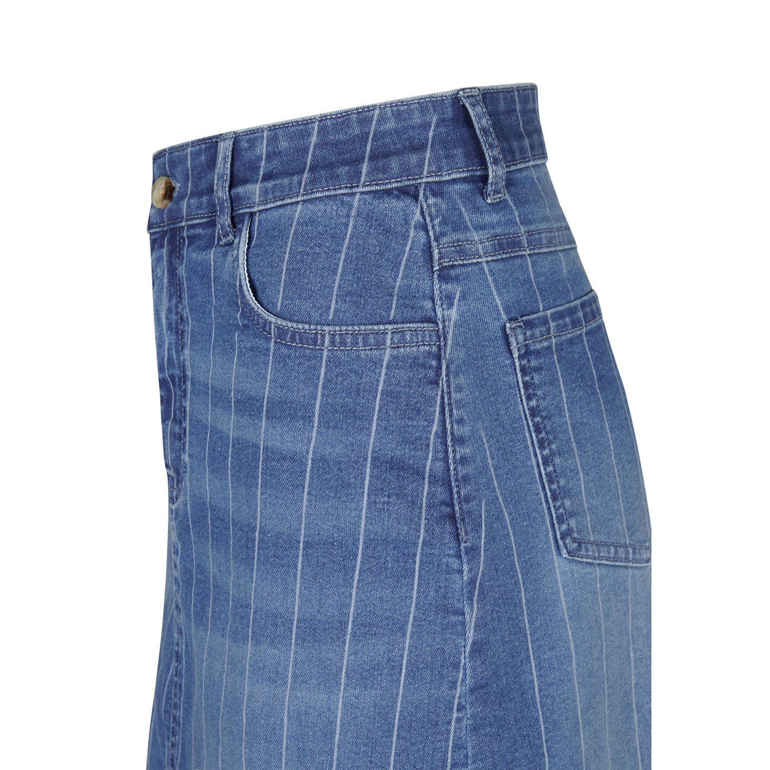 Miss Etam spijkerrok medium blue denim