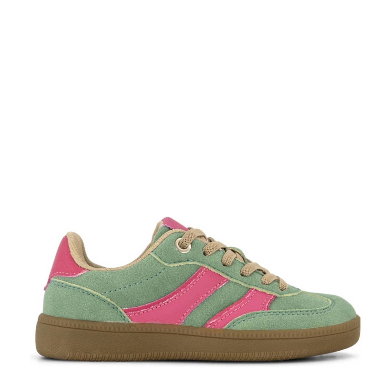 Graceland sneakers groen roze