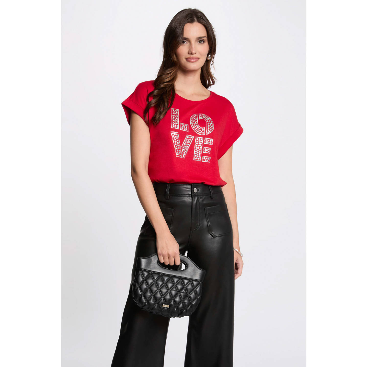 Morgan T-shirt rood