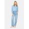LOLALIZA blouse light blue denim