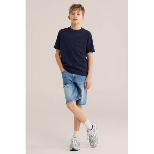 WE Fashion Blue Ridge T-shirt marineblauw afbeelding
