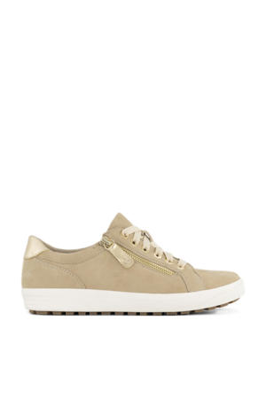 suède sneakers beige