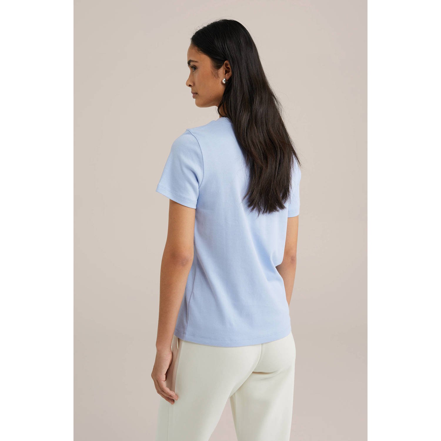 WE Fashion T-shirt lichtblauw