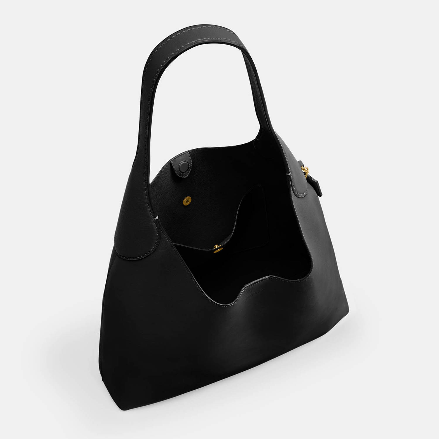 Coach leren schoudertas Brooklyn 39 zwart