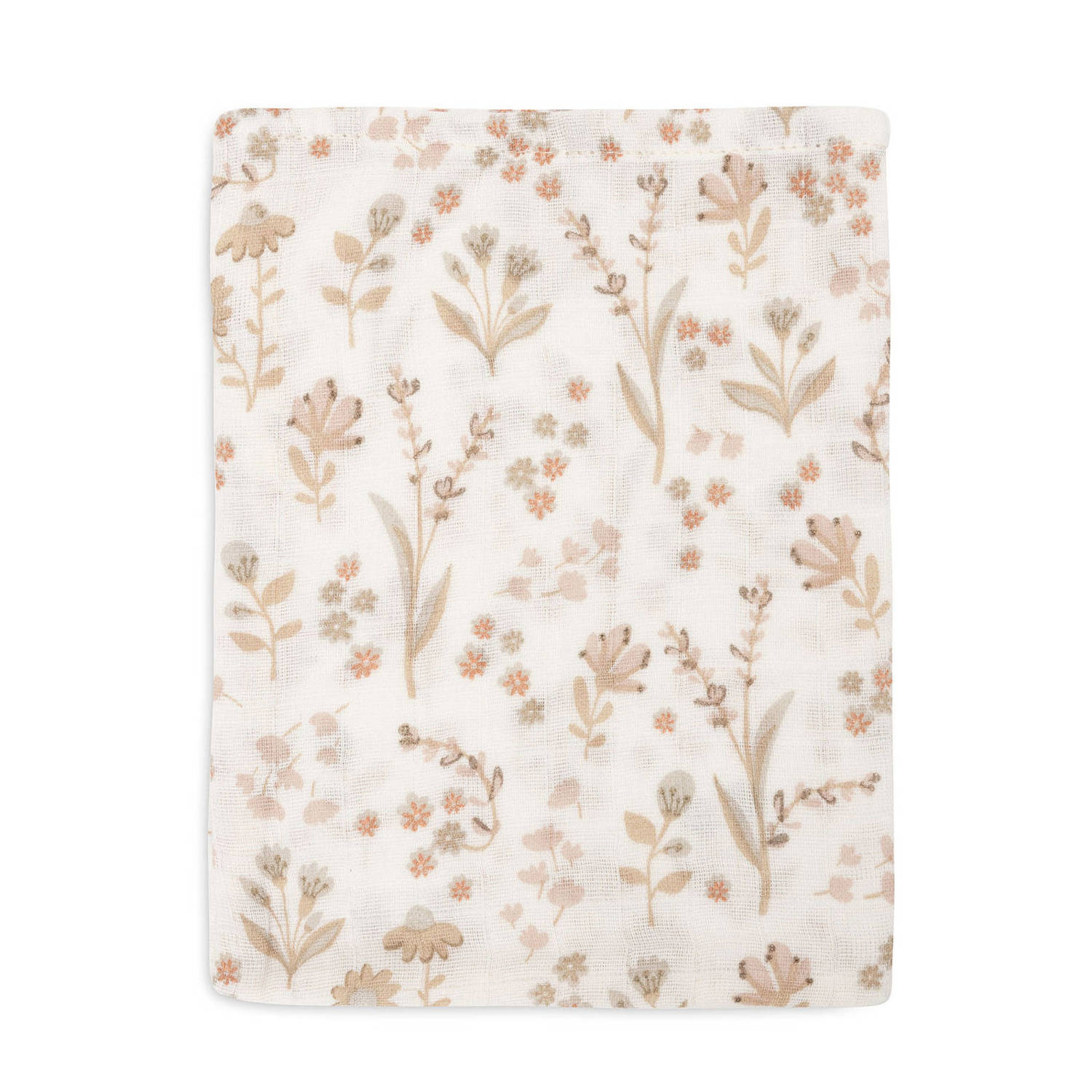 Jollein hydrofiel washandje Bloomy set van 3 offwhite beige