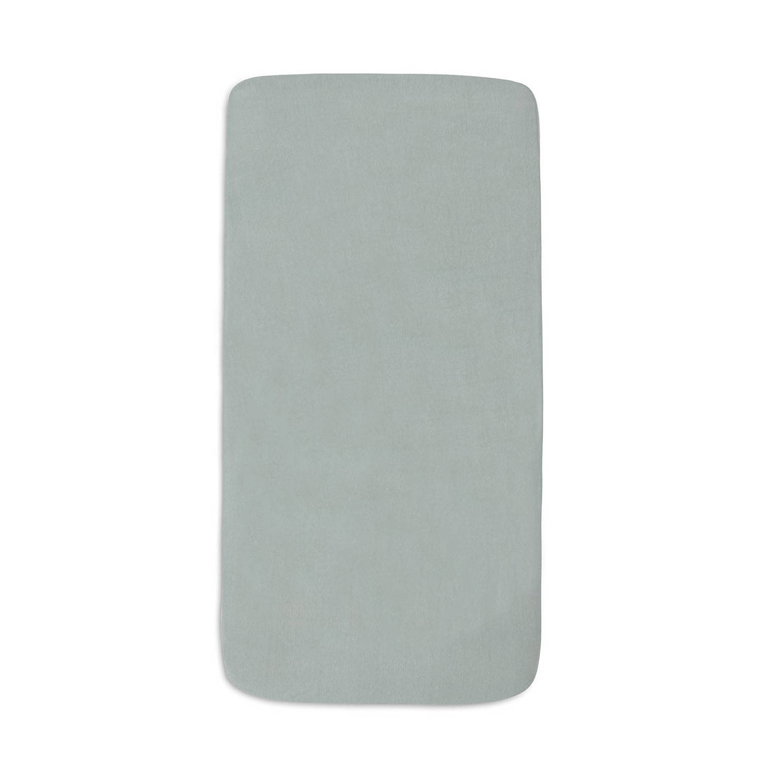 Jollein jersey ledikant hoeslaken Sea Green Biscuit set van 2 groen bruin
