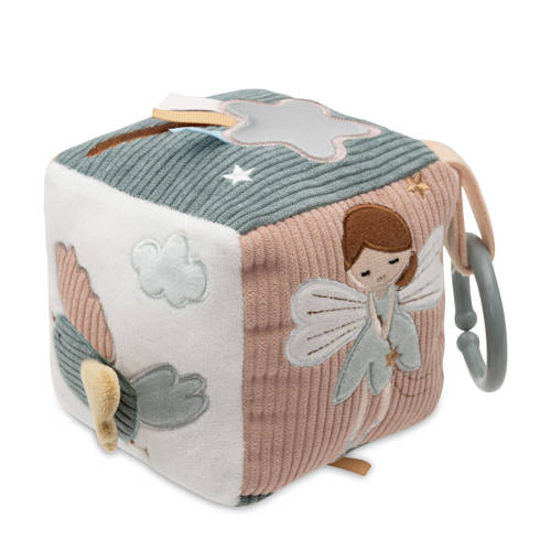 Jollein activiteitenkubus Lovely Birds blauw/beige afbeelding