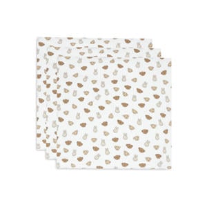 hydrofiele doek small Miffy and Friends - offwhite/beige (set van 3)