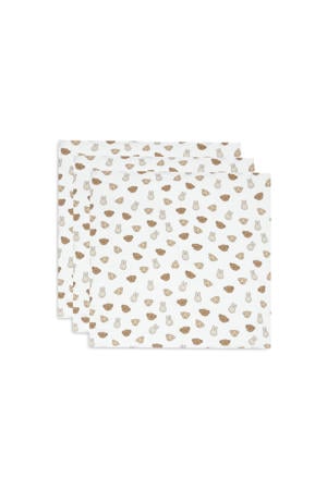 hydrofiele doek small Miffy and Friends - offwhite/beige (set van 3)