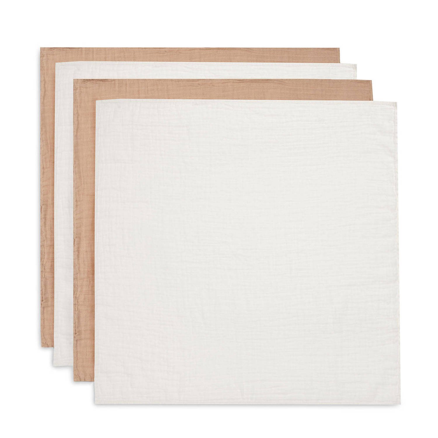 Jollein hydrofiele doek small set van 4 Biscuit Ivory