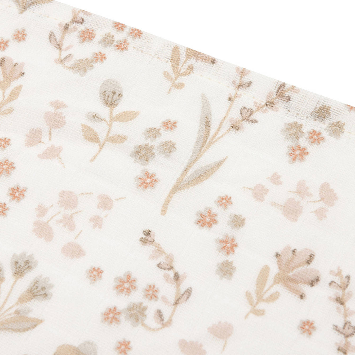 Jollein hydrofiele doek small Bloomy set van 3 Offwhite beige