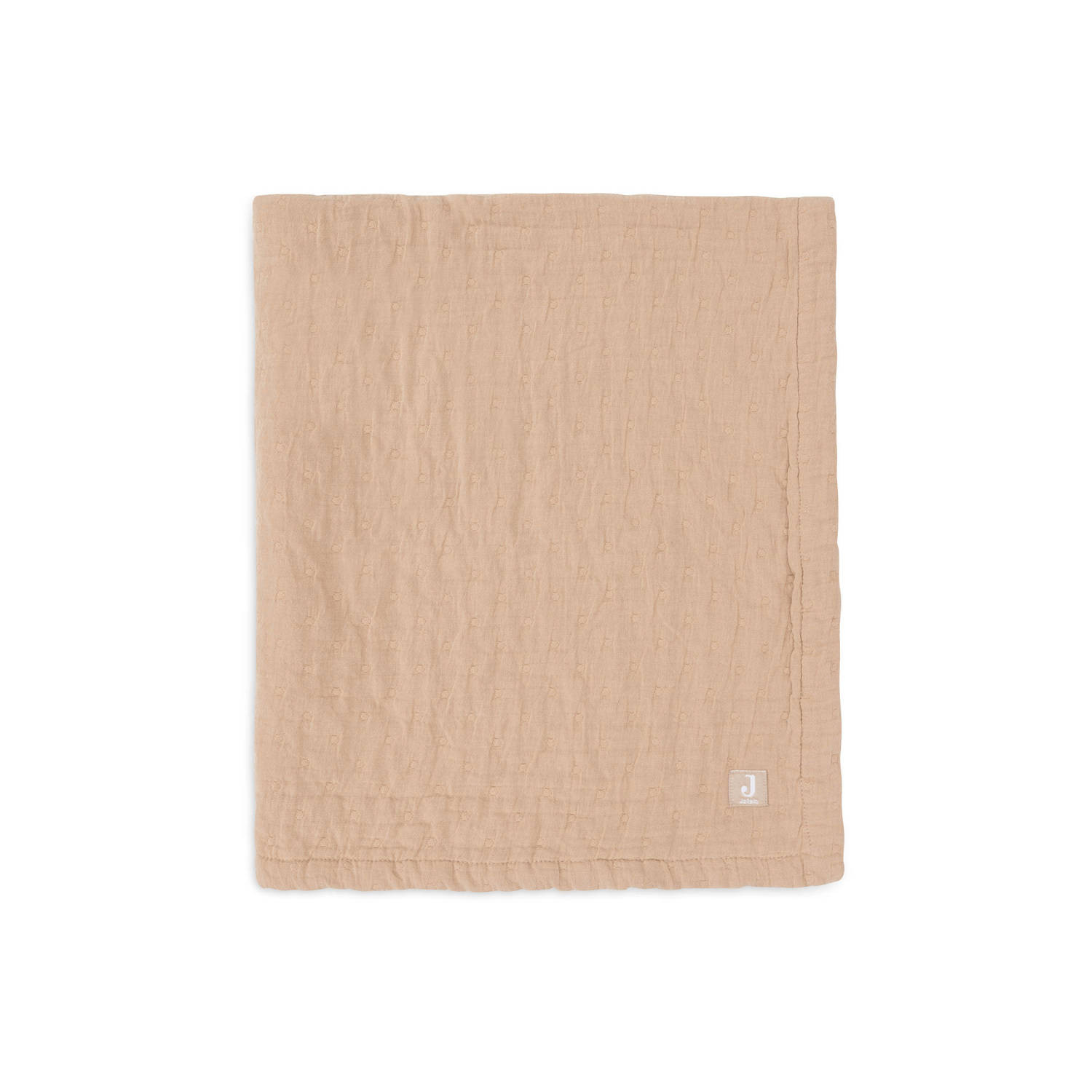Jollein hydrofiele wiegdeken Jacquard Biscuit
